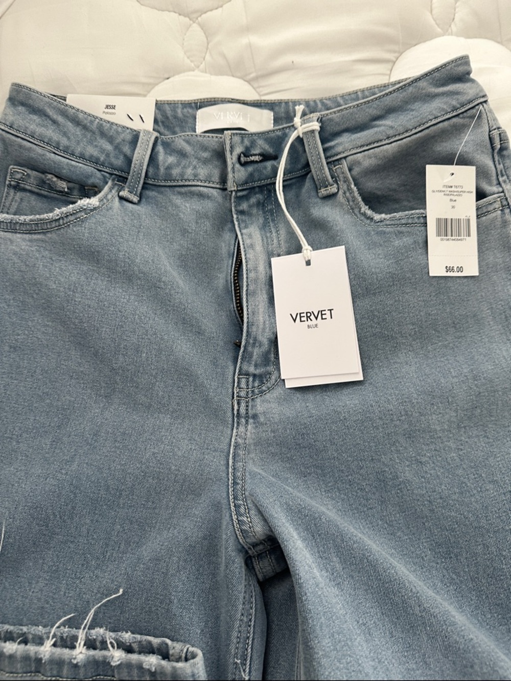 Vervet Light Blue High-Rise Jeans